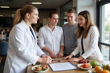 Ομάδα συνεργάζεται σε διατροφικό πλάνο